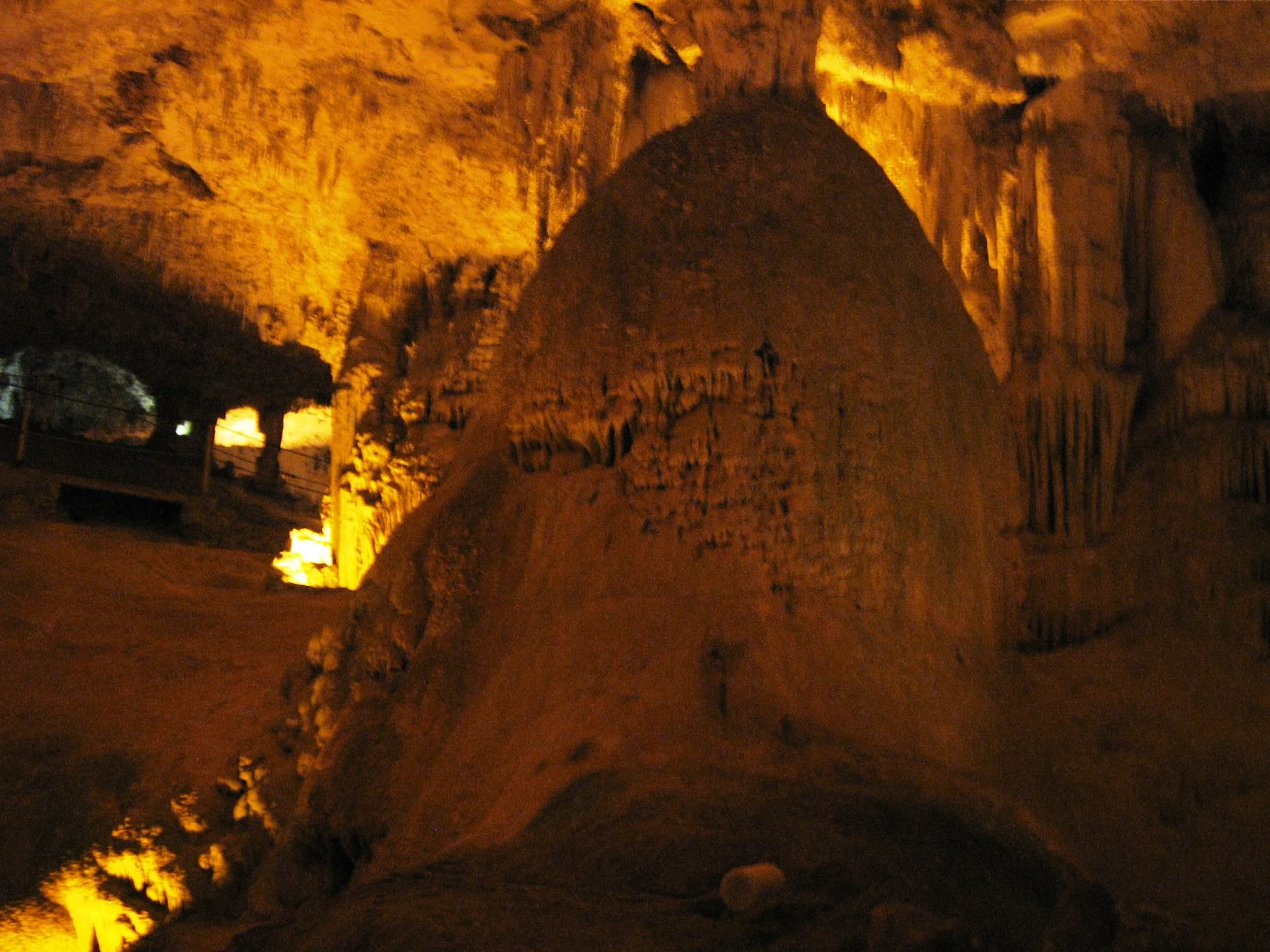 Neptunes Grotto sea cave stalactites