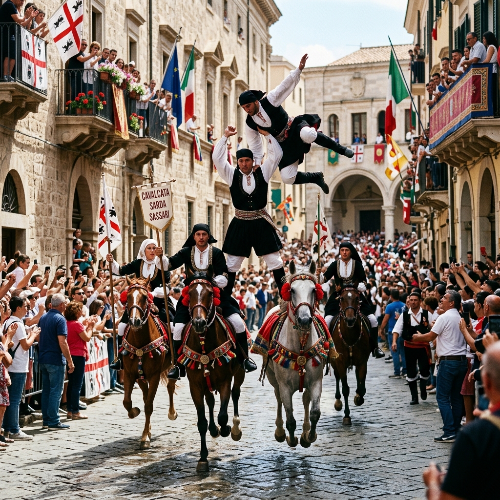Cavalcata Sarda horse parade